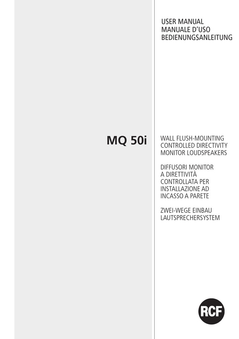 RCF MQ 50i User manual