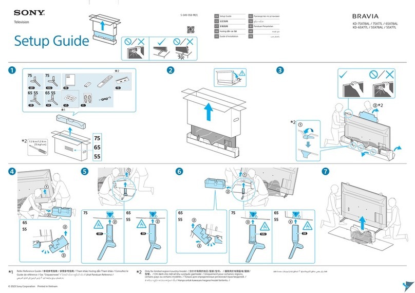 Sony BRAVIA KD-75X78AL User manual