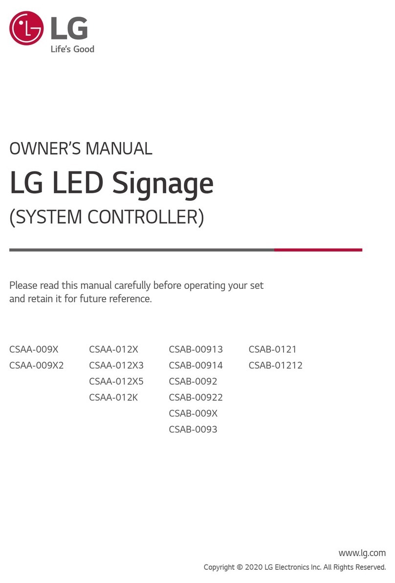 LG CSAA-009X User manual
