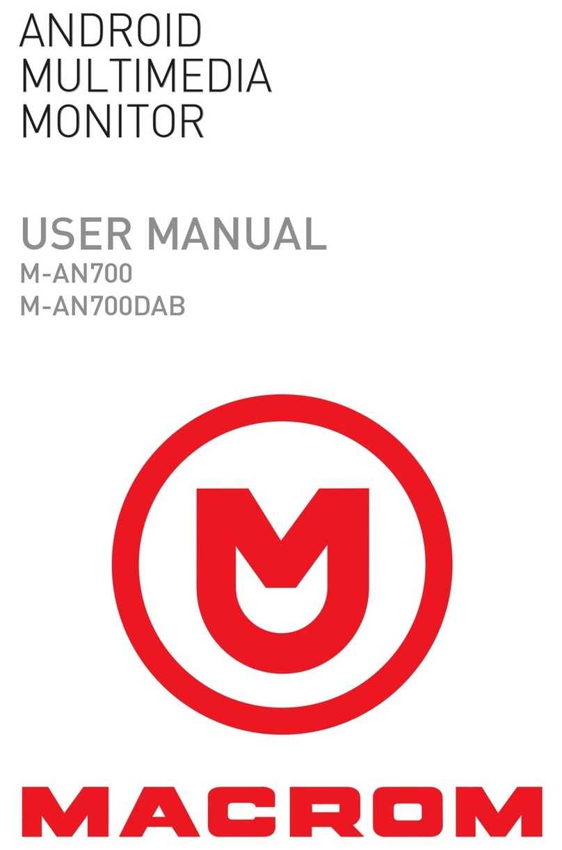 Macrom M-AN700DAB User manual