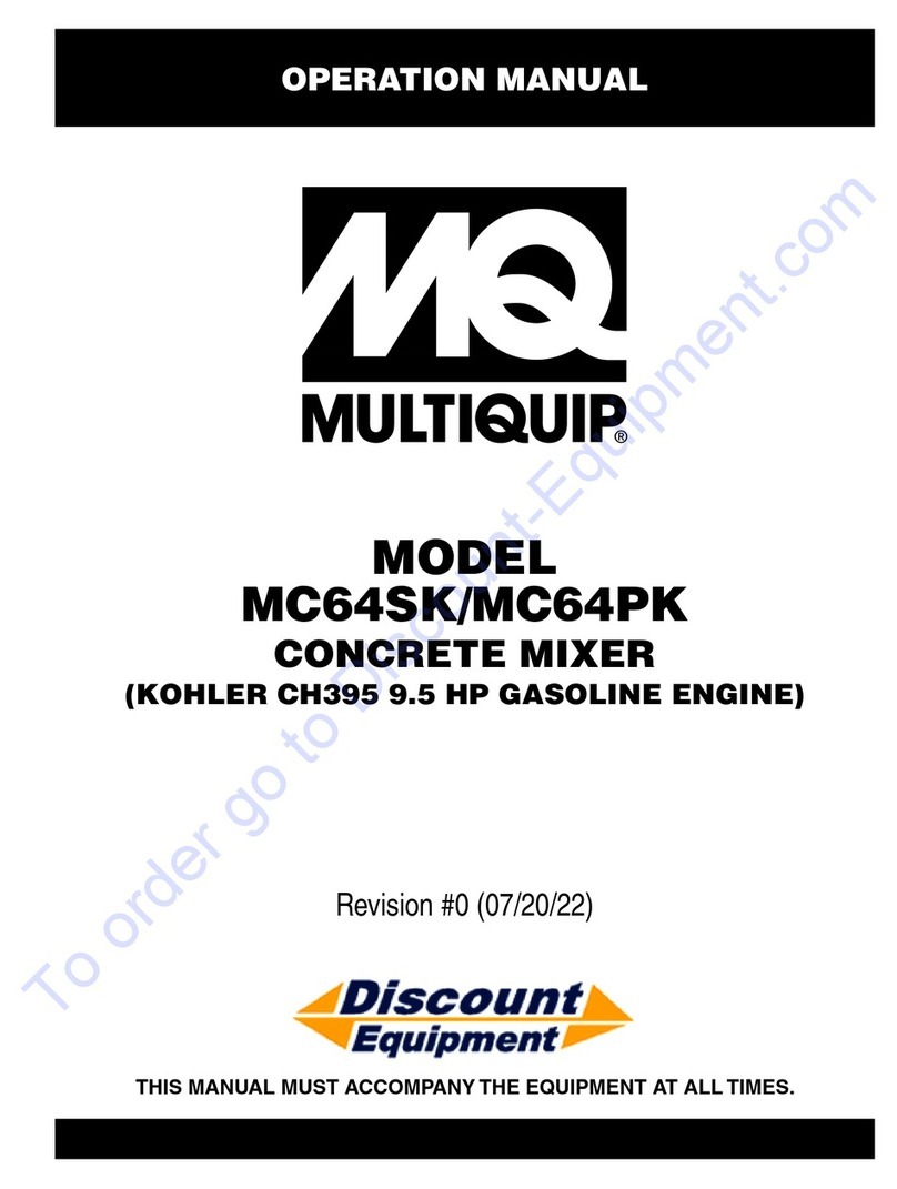MULTIQUIP MC64SK User manual