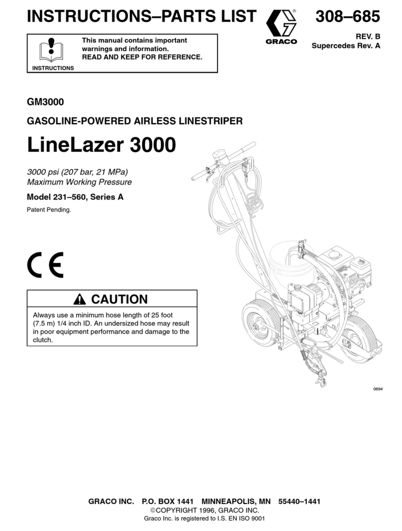 Graco 231-560 Instructions-parts list Graco 231-560 Instructions-parts list