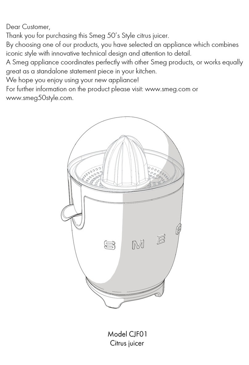Smeg CJF01DGEU User manual