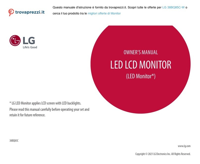 LG 38BQ85C User manual