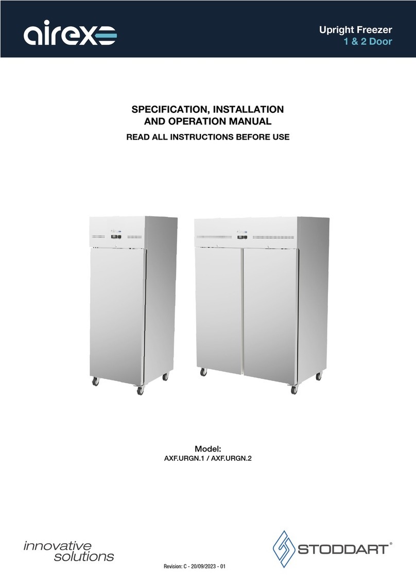 AIREX AXF.URGN.1 Specification, installation and operation manual