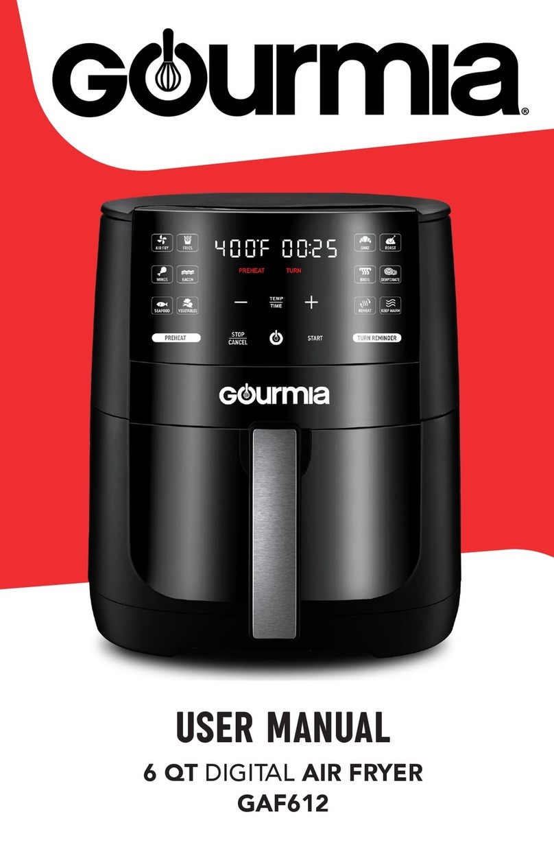 Gourmia GAF612 user manual