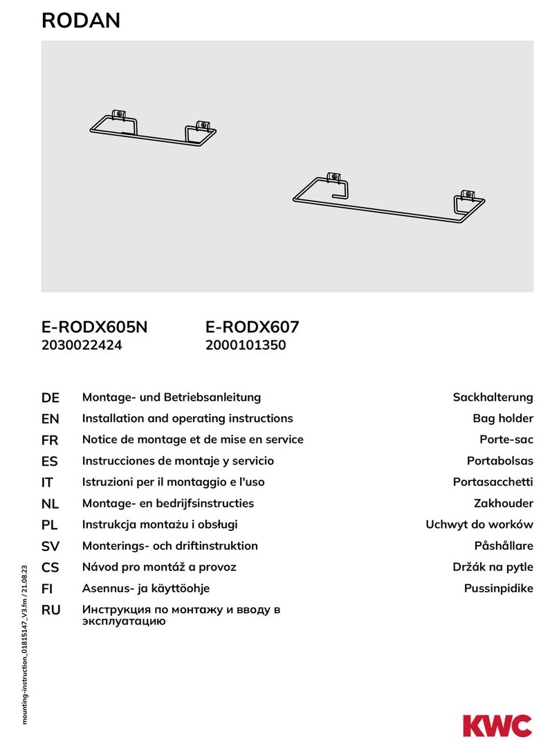 KWC RODAN E-RODX605N User manual KWC RODAN E-RODX605N User manual