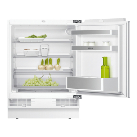 Gaggenau RC200203 User manual