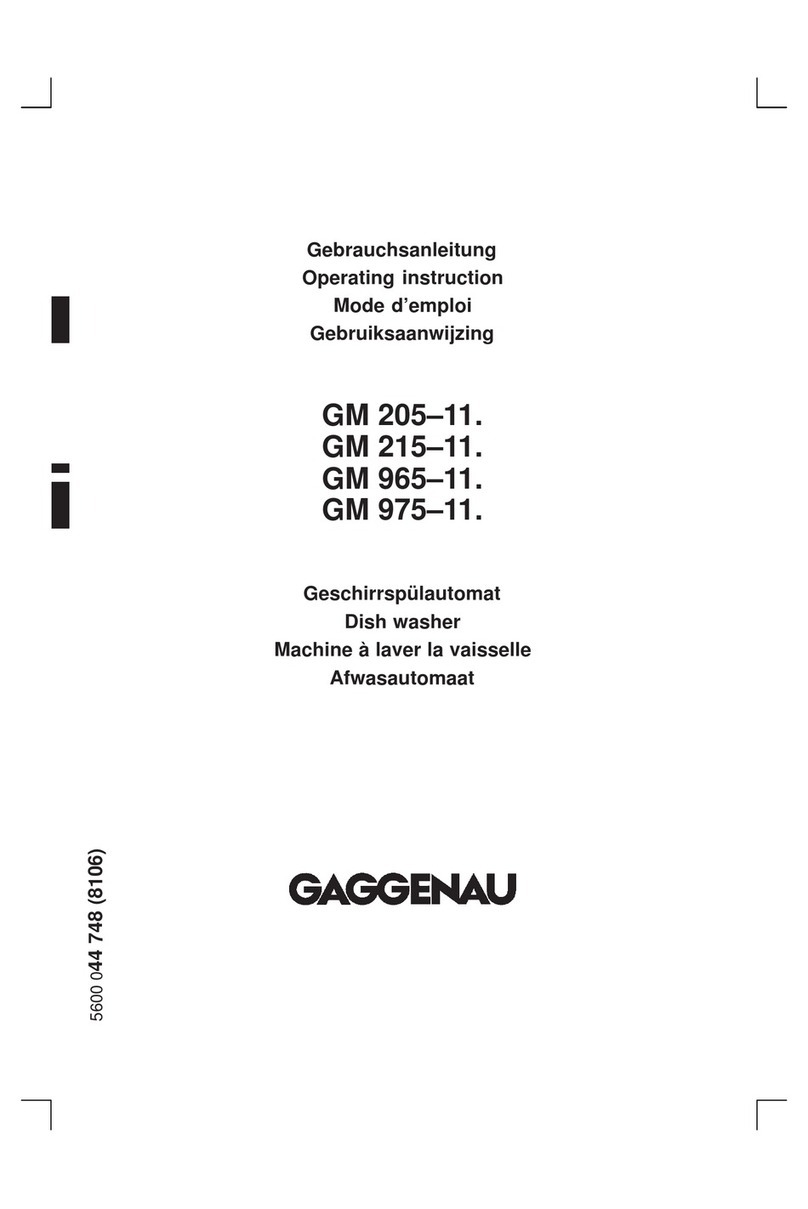 Gaggenau GM 205-11 User manual