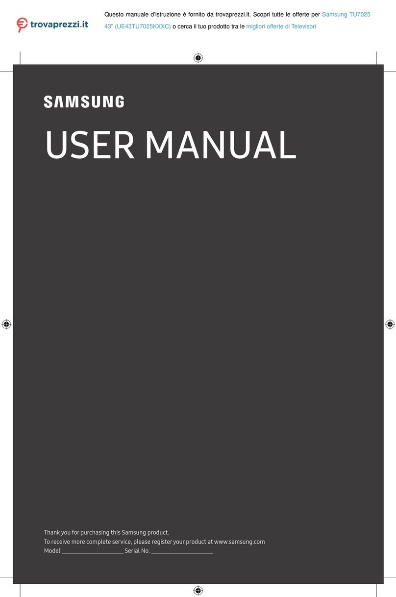 Samsung UE43TU7025K User manual