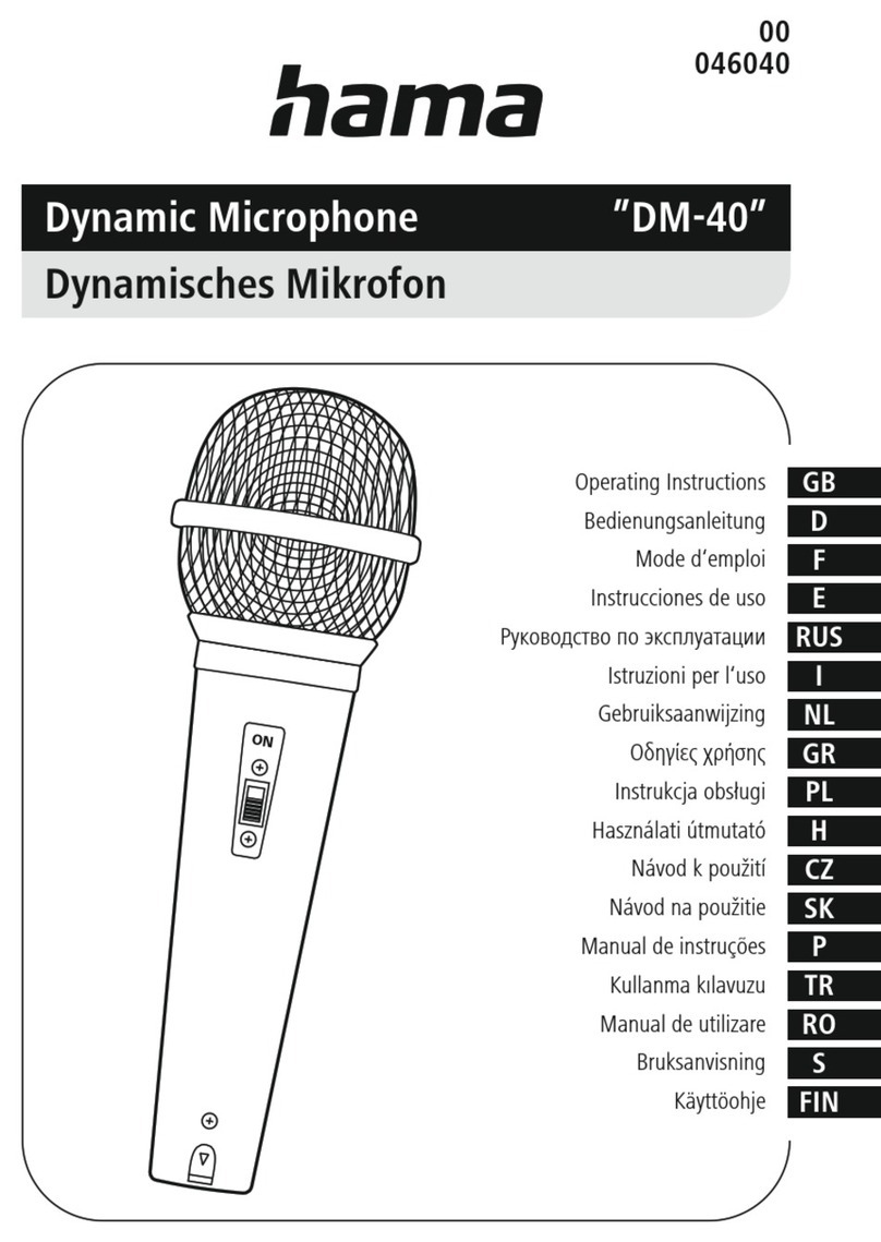 Hama DM-40 operating instructions