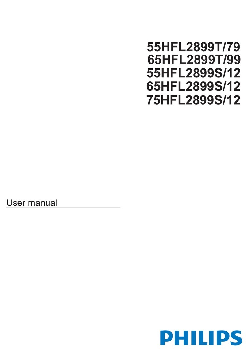 Philips Studio 55HFL2899T/79 User manual Philips Studio 55HFL2899T/79 User manual