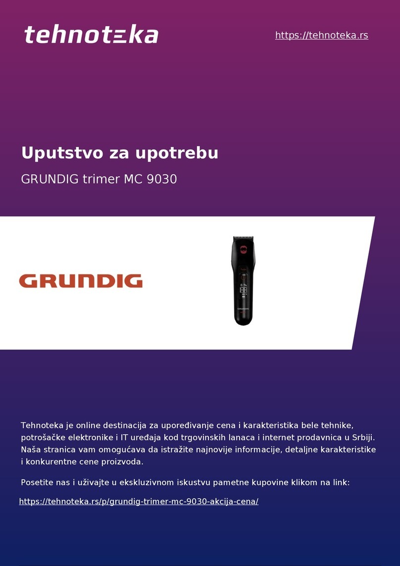 Grundig 01M-GMS3540-2321-01 User manual Grundig 01M-GMS3540-2321-01 User manual