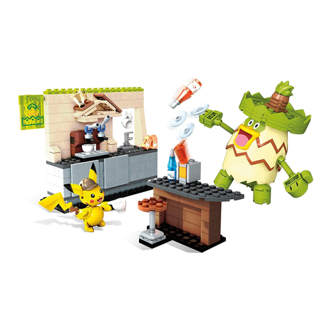 Mega Construx Pokemon Detective Pikachu Hi-Hat Cafe GGK27 Assembly instructions