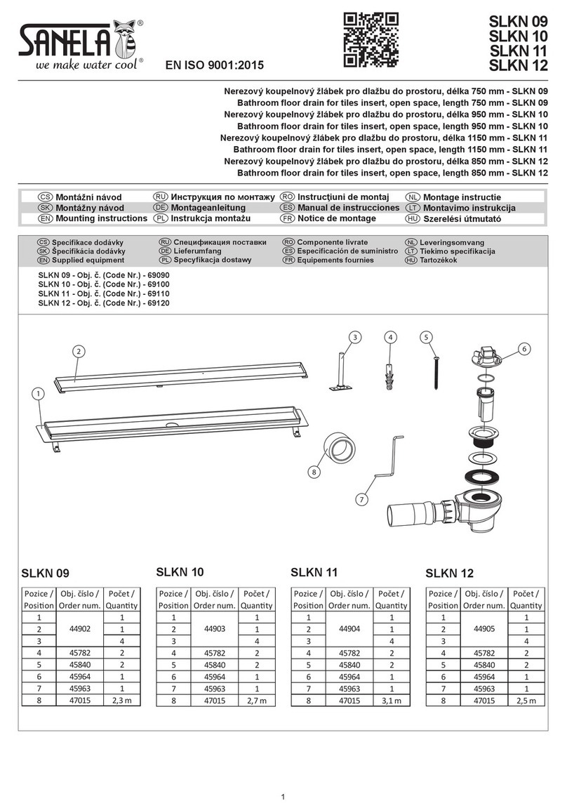 Sanela SLKN 10 Mounting instructions Sanela SLKN 10 Mounting instructions