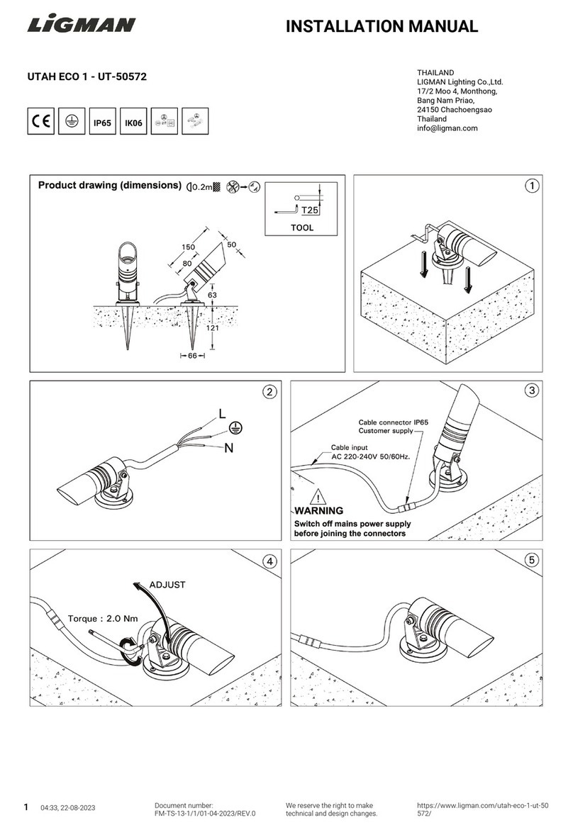 LIGMAN UT-50572 installation manual