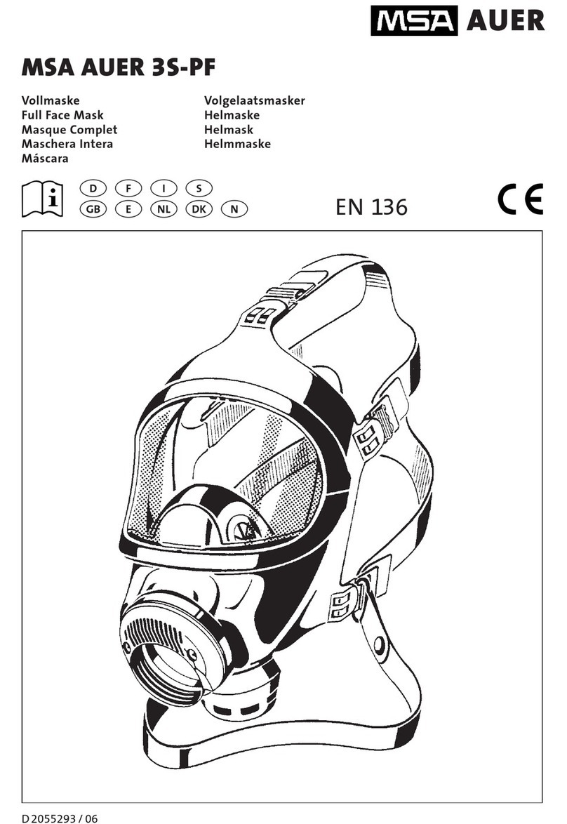 MSA AUER 3S-PF manual