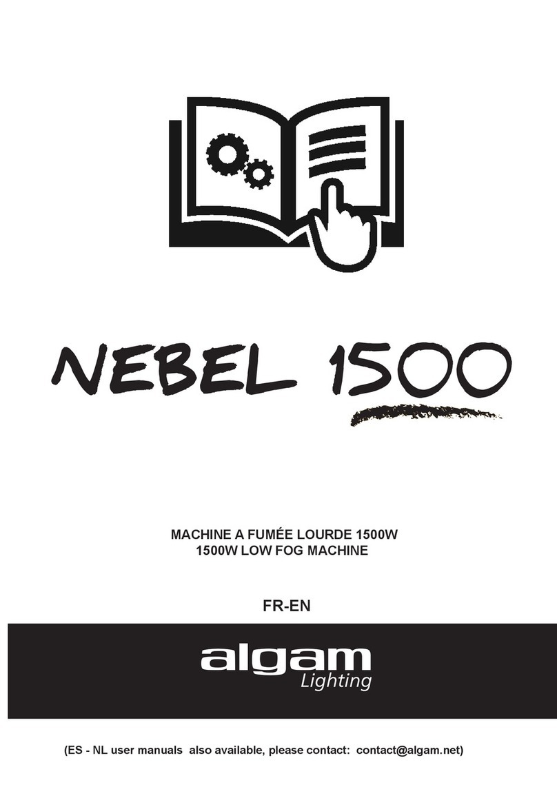 Algam Lighting NEBEL 1500 user manual