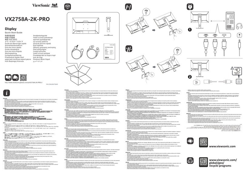 ViewSonic VX2758A-2K-PRO User manual
