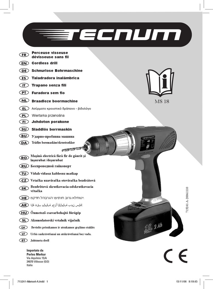 tecnum MS 18 manual
