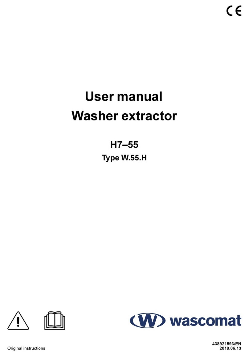 Wascomat H7-55 user manual
