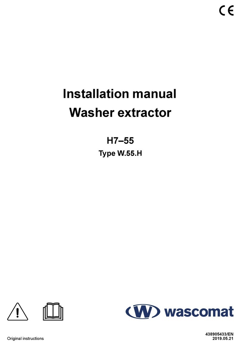 Wascomat H7-55 installation manual
