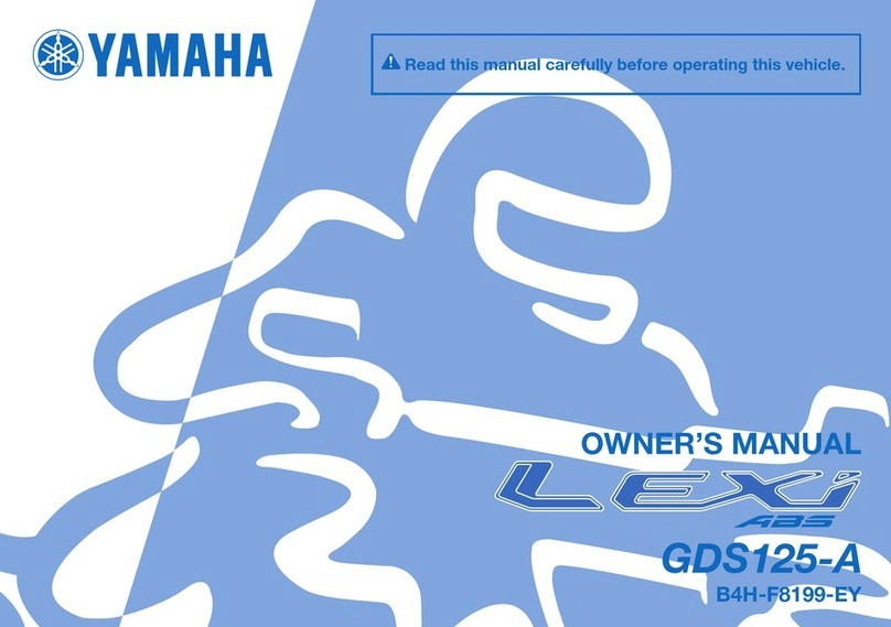 Yamaha Lexi ABS GDS125-A User manual