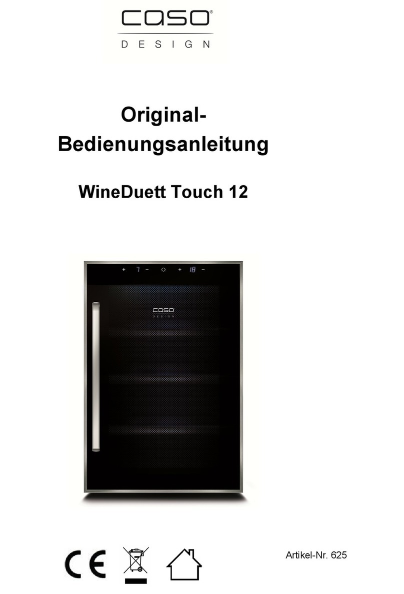CASO DESIGN WineDuett Touch 12 Original operating manual