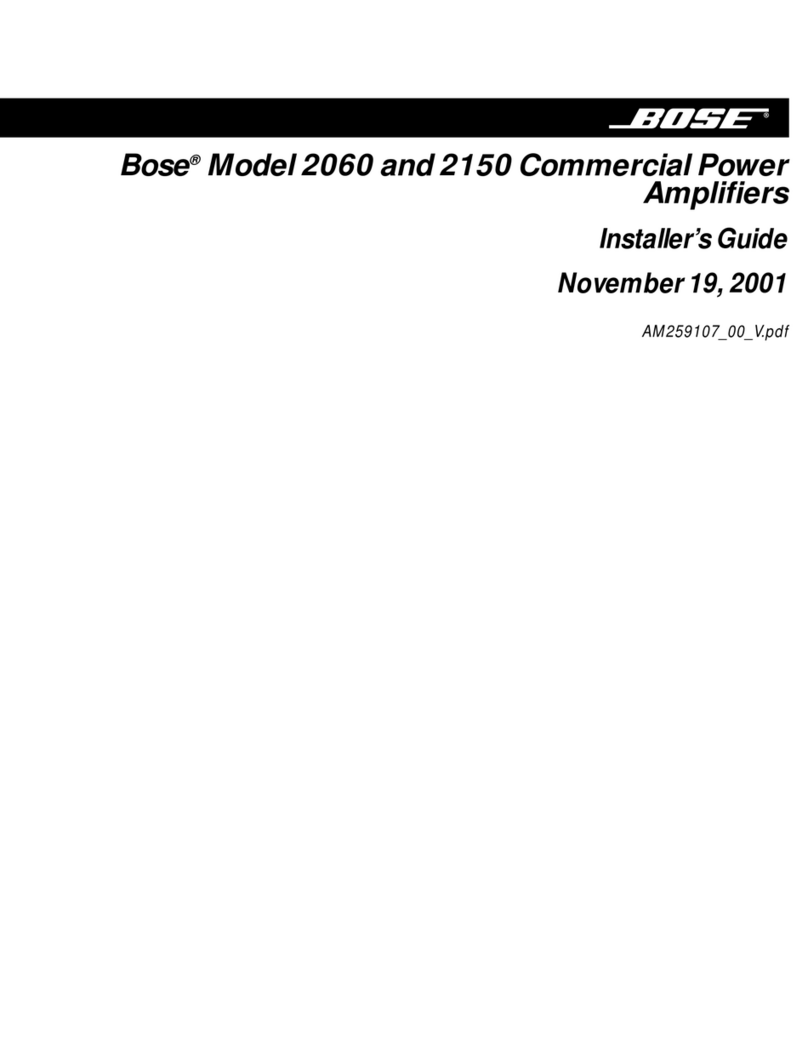 Bose 2060 Assembly instructions