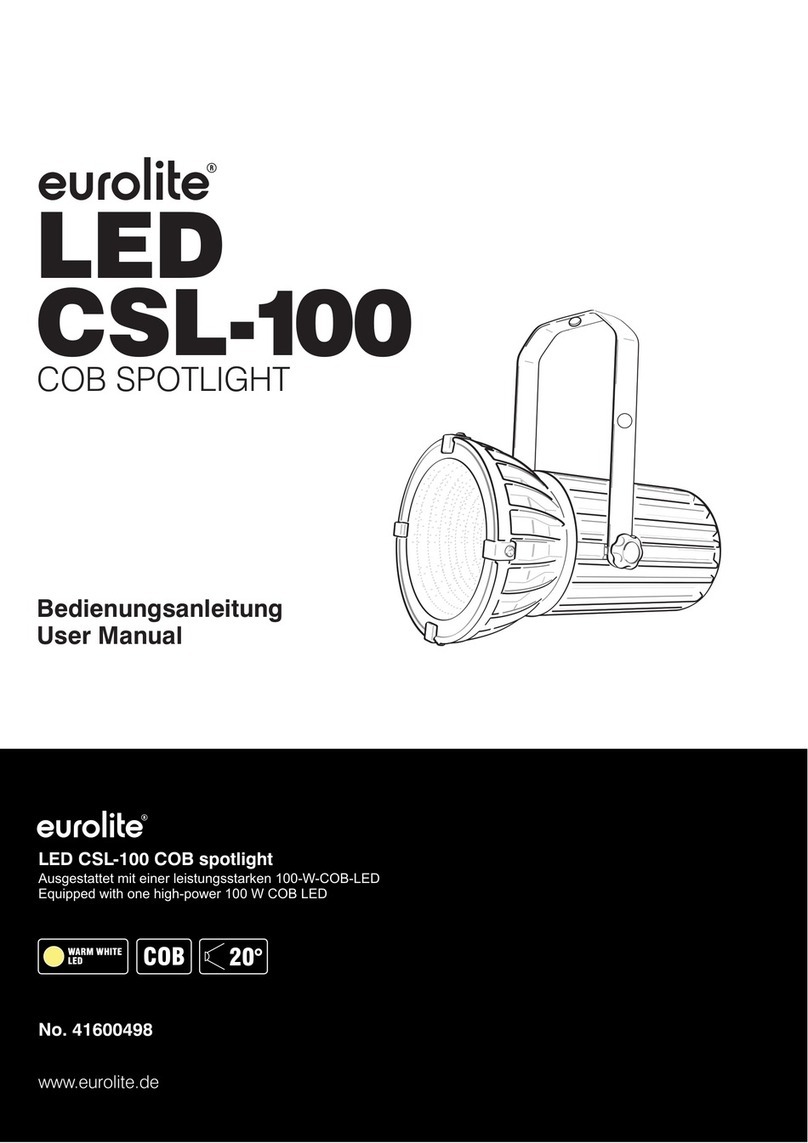 EuroLite LED CSL-100 user manual