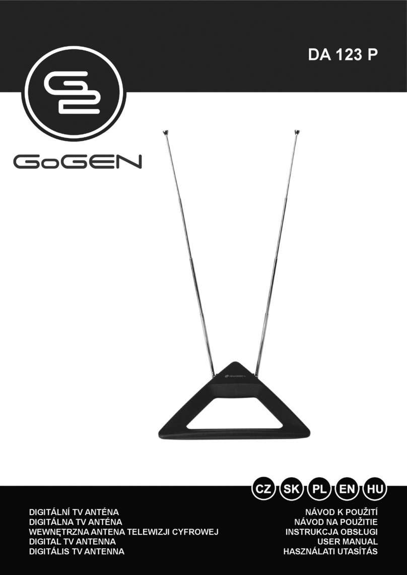 Gogen DA 123 P User manual