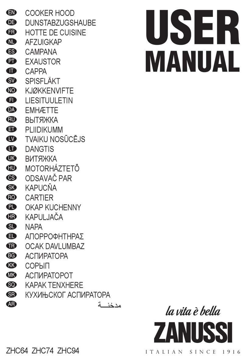 Zanussi ZHC74 User manual Zanussi ZHC74 User manual