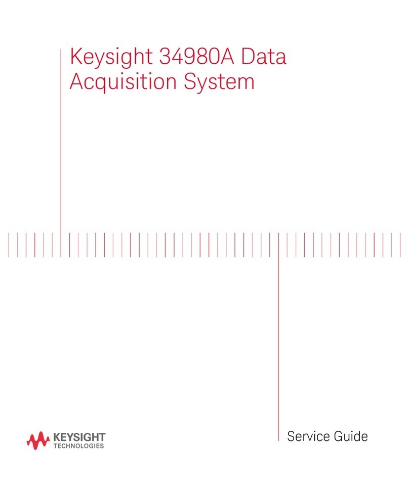 Keysight Technologies 34959A User manual Keysight Technologies 34959A User manual