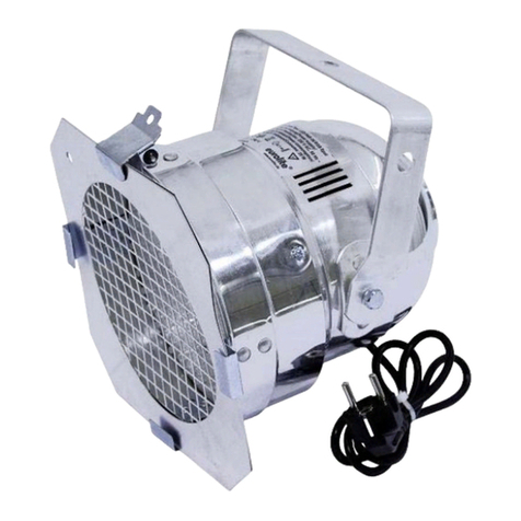 EuroLite LED PAR-56 COB RGB 25W user manual