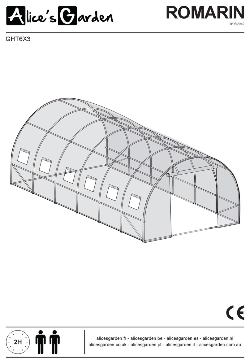 Alice's Garden ROMARIN GHT6X3 User manual