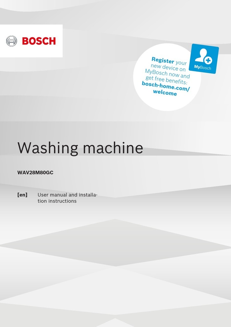 Bosch WAV28M80GC User manual