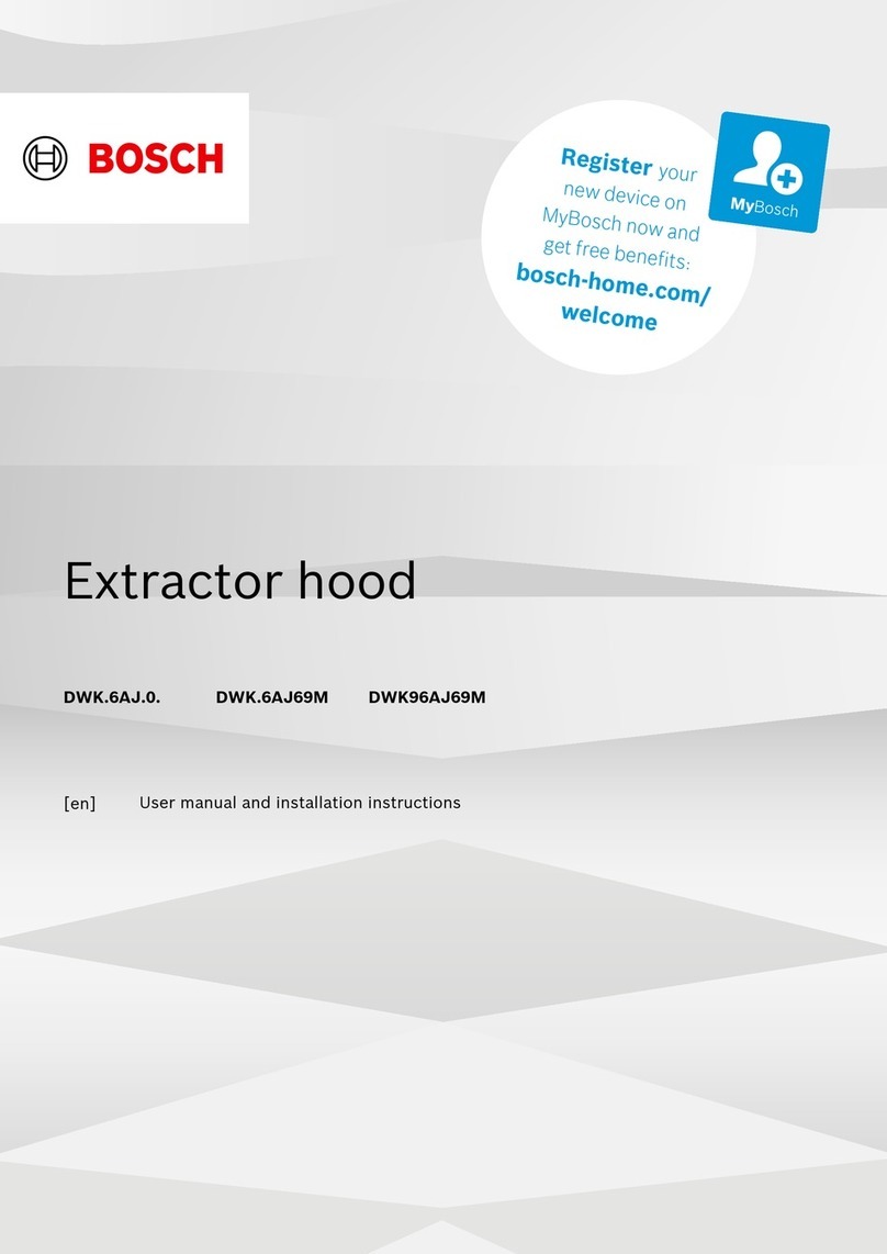 Bosch DWK 6AJ 0 Series User manual