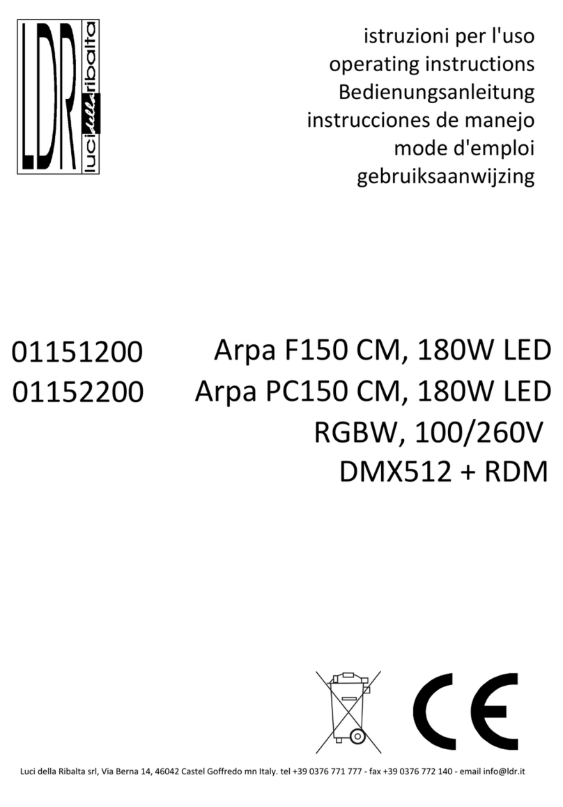 LDR Arpa F150 CM operating instructions