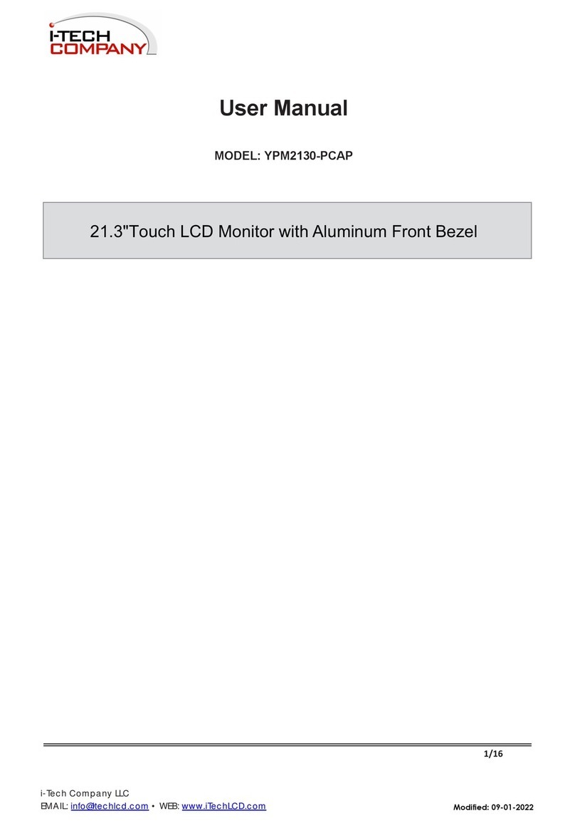 I-Tech YPM2130-PCAP User manual