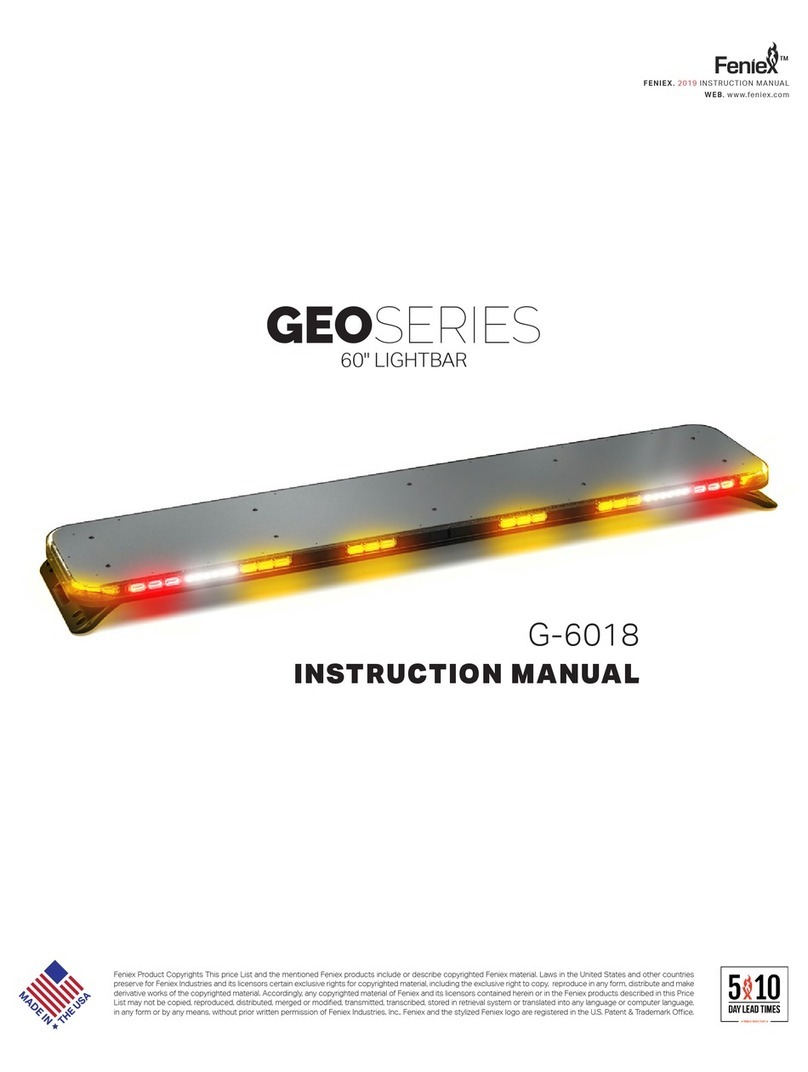 Feniex GEO G-6018 User manual