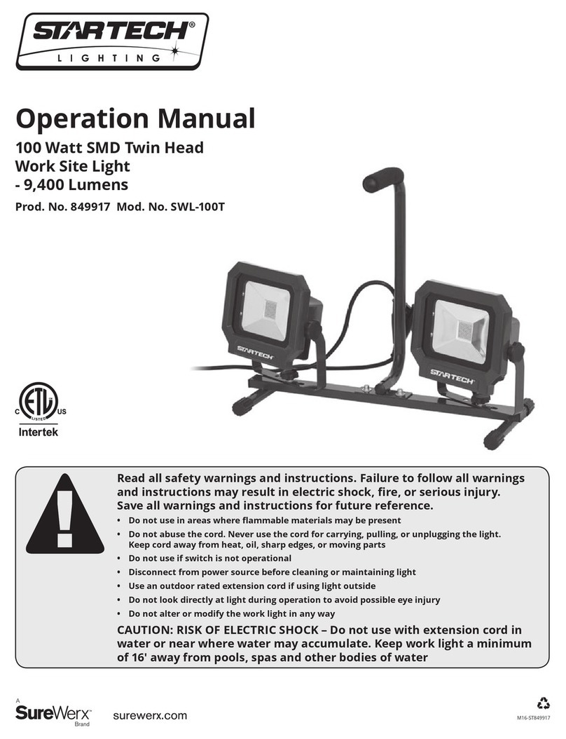 Surewerx StarTech Lighting SWL-100T User manual