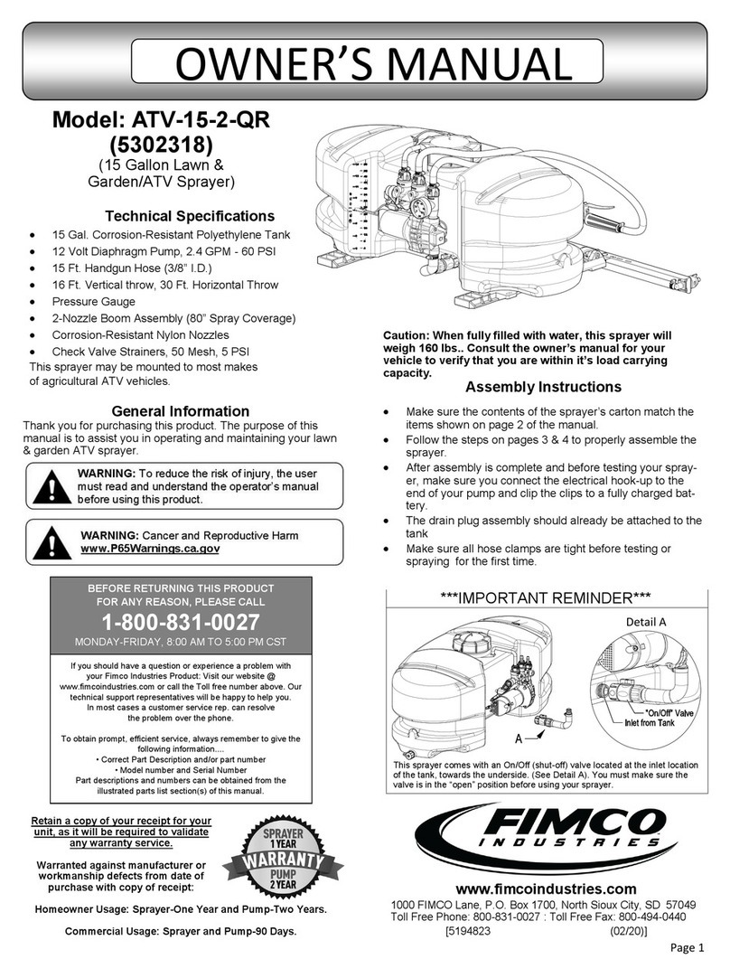 Fimco 5302318 owner's manual