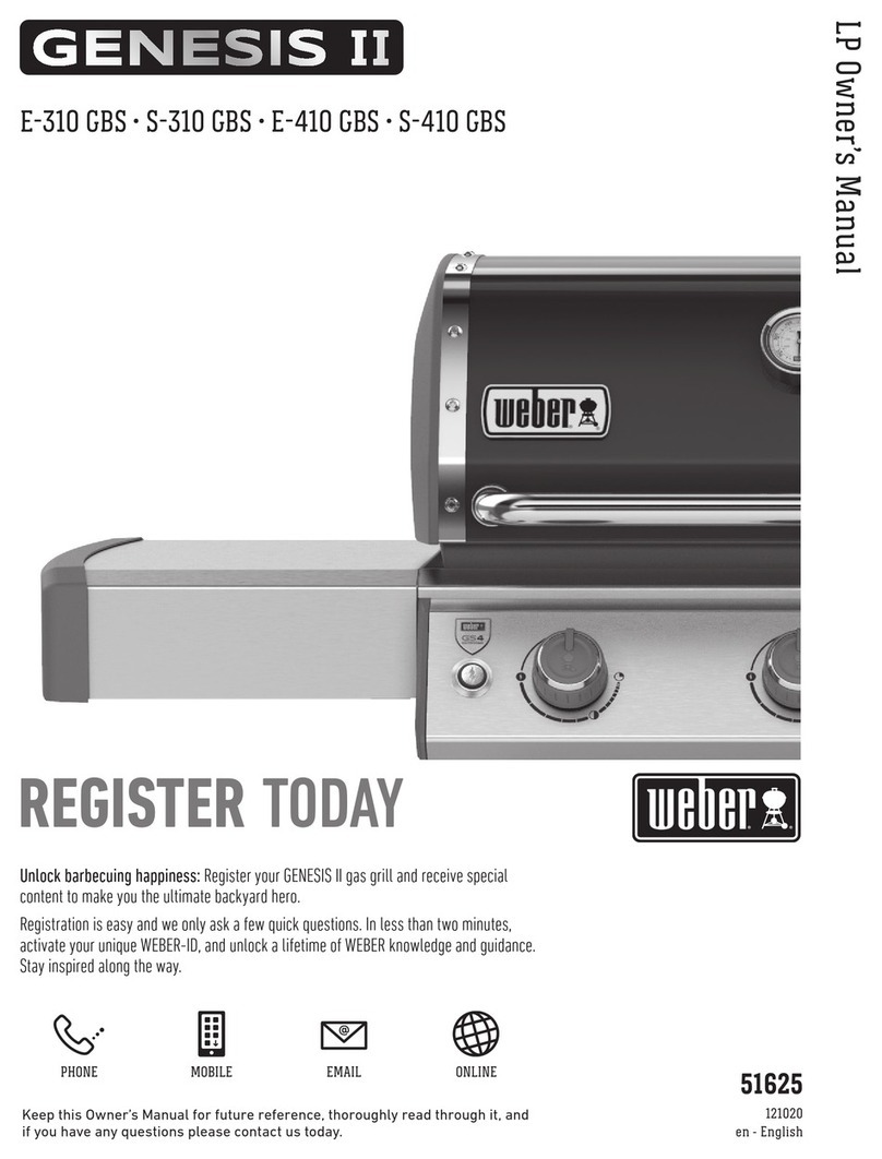 Weber GENESIS II S-310 GBS User manual
