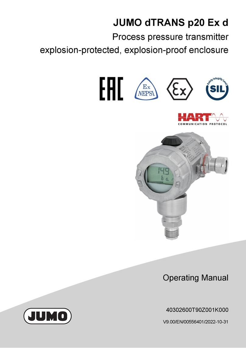 JUMO HART dTRANS p20 Ex d User manual