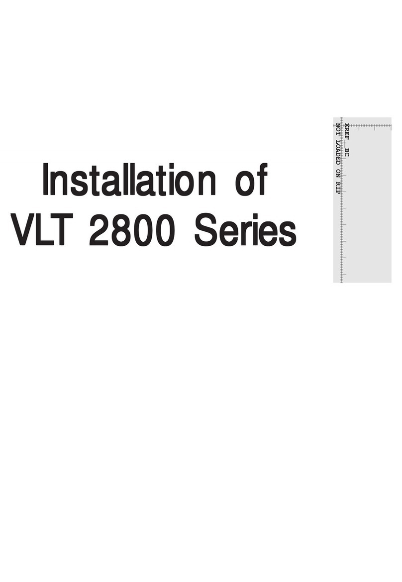 Danfoss VLT 2822 User manual Danfoss VLT 2822 User manual