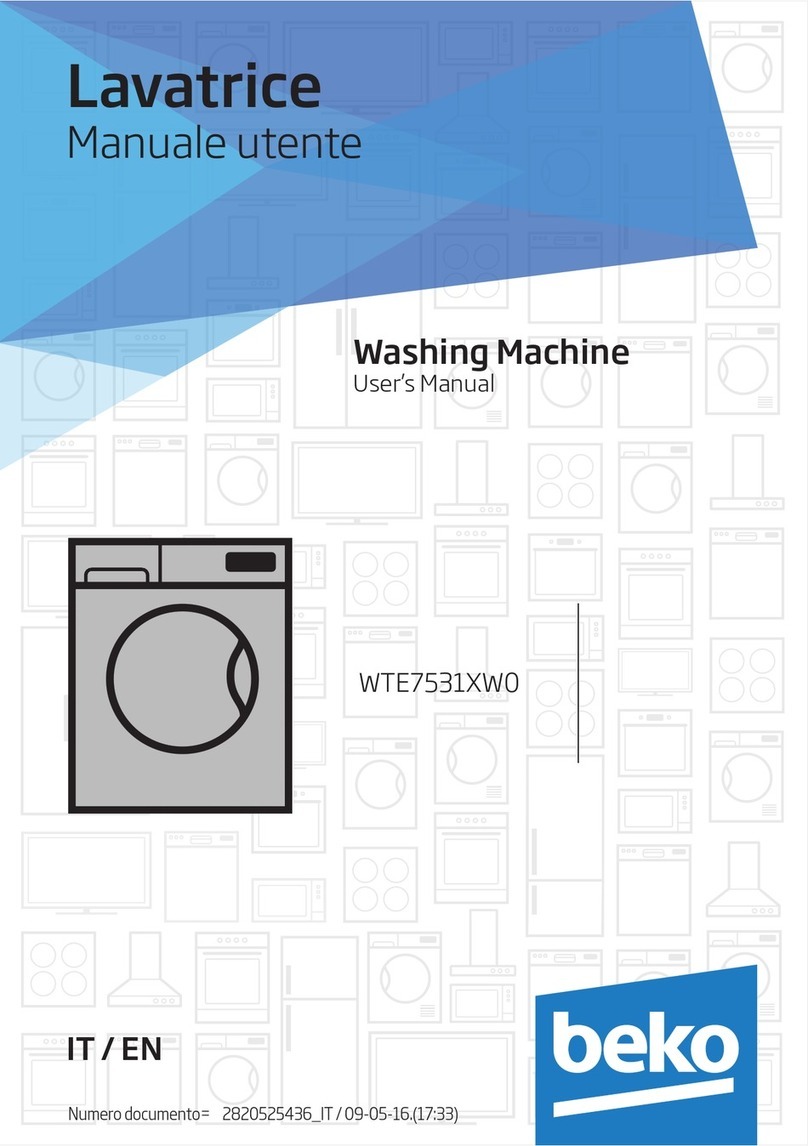 Beko WTE7531XW0 user manual