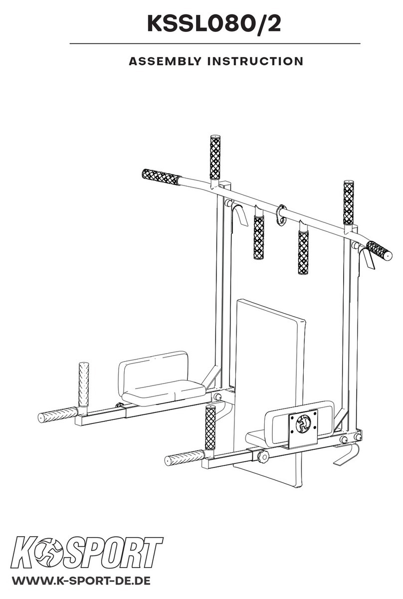 K-SPORT KSSL080/2 Assembly instruction