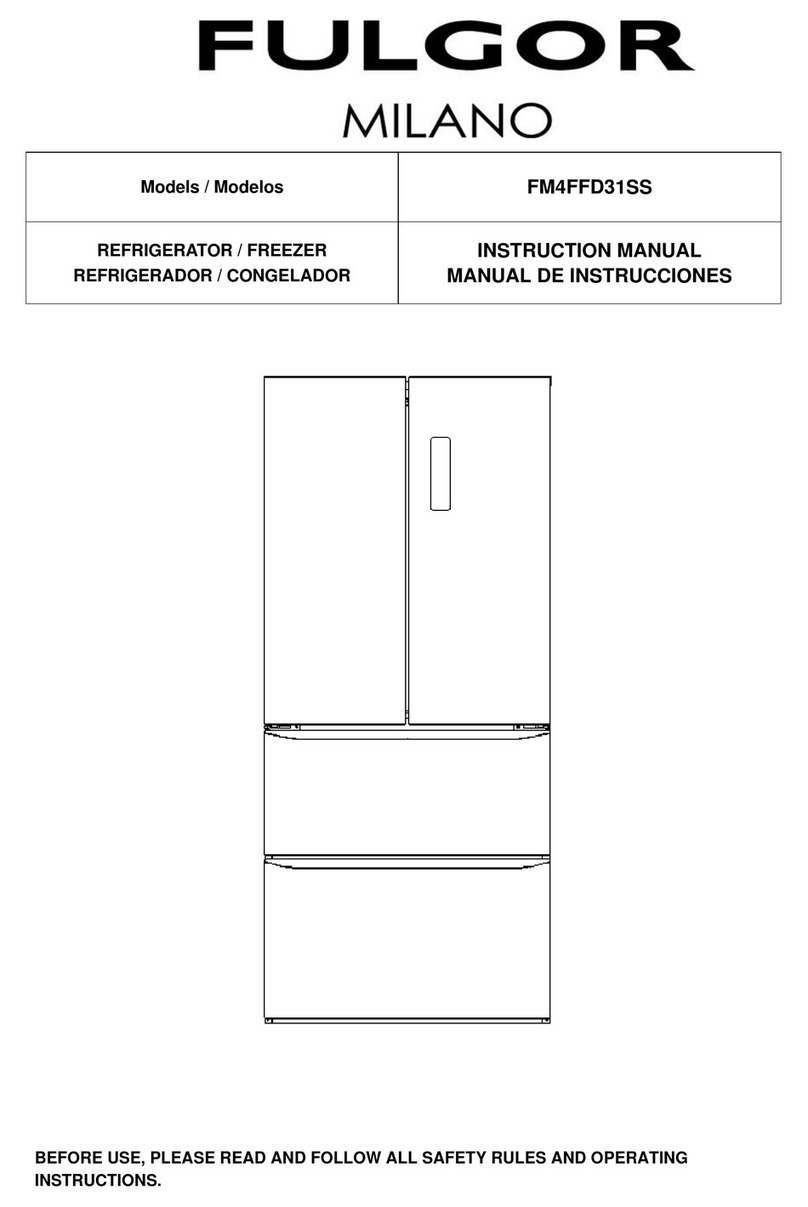 Fulgor Milano FM4FFD31SS instruction manual