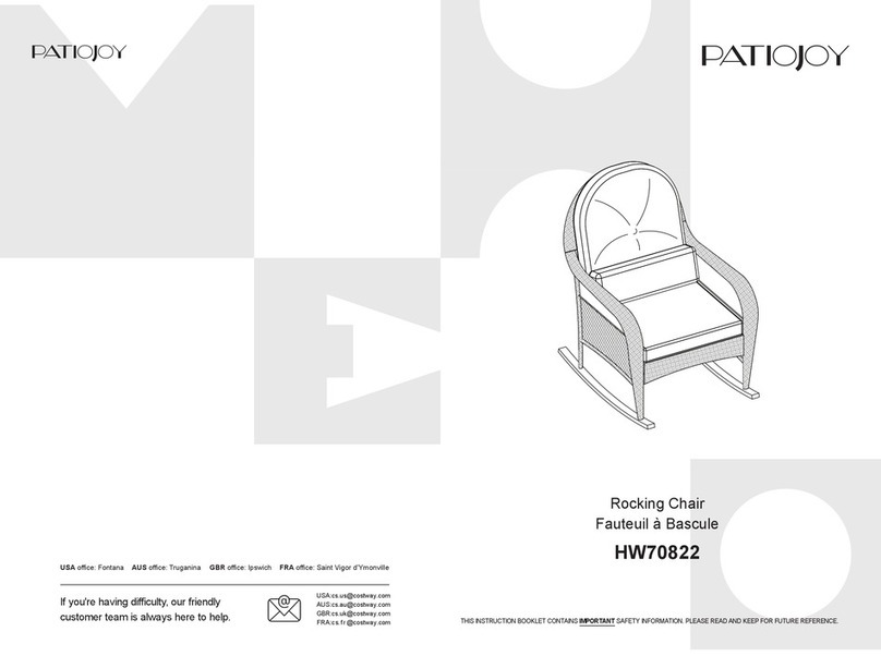 PATIOJOY HW70822 User manual