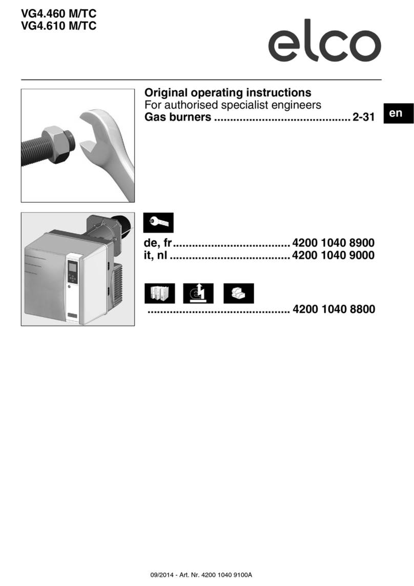elco VG4.460 M/TC User manual